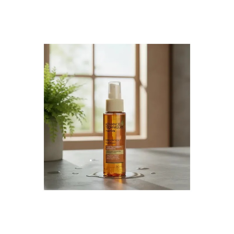 Oleo Hidratante Argán Y Coco, Tratamiento Cabello Avon 90 ml