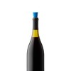 Rabbit Wine and Beverage Bottle Stoppers with Grip Top (Blue,