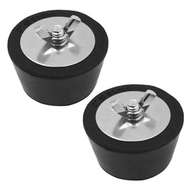 Shiwaki 2 Pack 51mm/2in Rubber Pool Plugs for Winterizing, Spa Pipe Fittings Maintenance