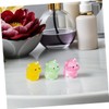 Abaodam 18pcs Glow Dark Mini Resin Figurines Cute Luminous Animal