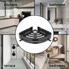 Shower Corner Shelf-Drilling Installation, Bathroom Shelves, Rustproof Thickened Stainless steel,