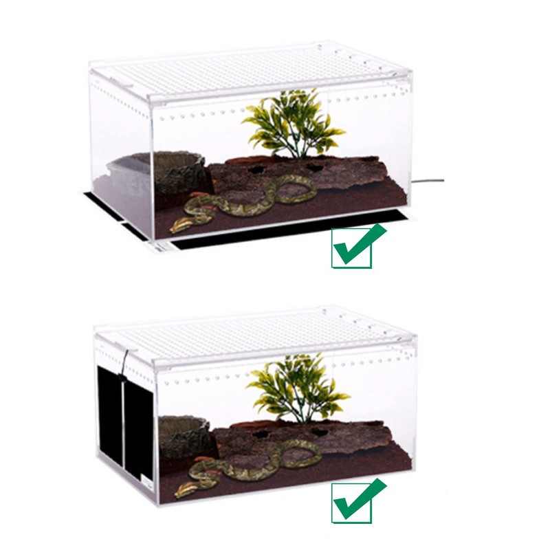 Tbrand Reptile Heating Pad with Temperature Adjustment, 110V 14W Heat