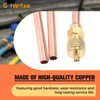 10PCS Access/Service Valve 1/4'' SAE x 1/4'' OD x 4''