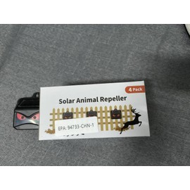 Upgraded Coyote Deterrent with Predator Eyes to Scare Away Deer Raccoon Fox Skunk,Solar Nocturnal Animal Repeller Raccoon Deterrent Predator Lights for Chicken Coop Farm Yard