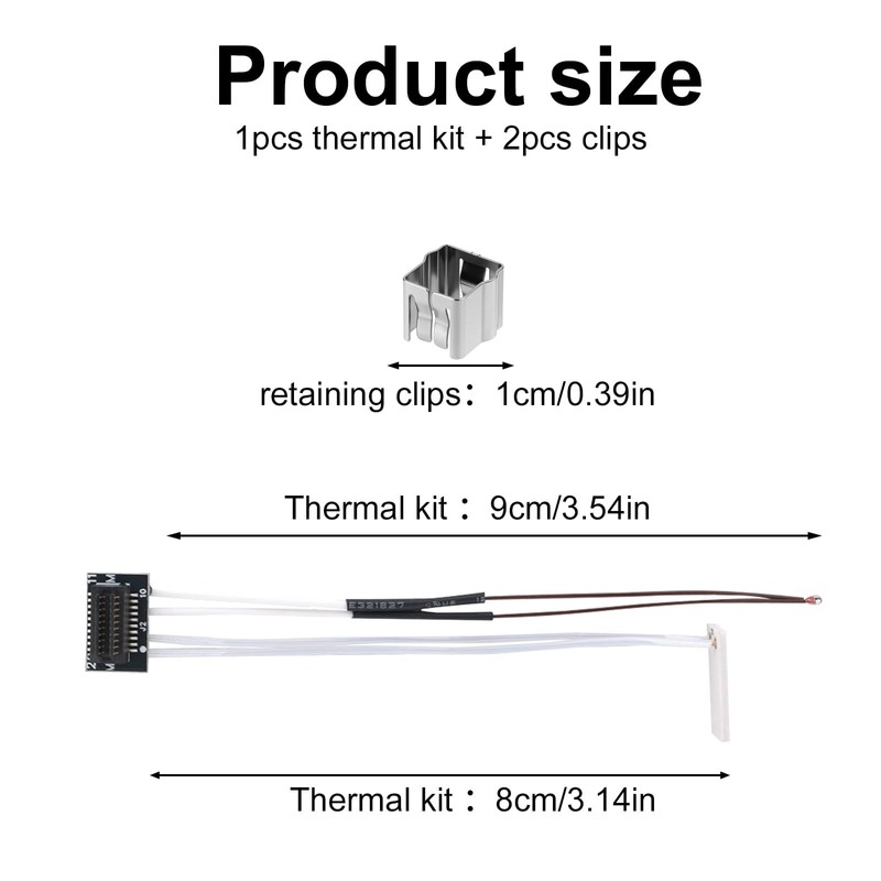 BTFO Thermistor Kit for Bambu Lab P1P/P1S, 300°C High Temperature
