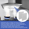 S99010430-002 Range Hood Filter 15-3/4" x 13-7/8" x 3/8"(2-Pack,5-Layer Aluminum