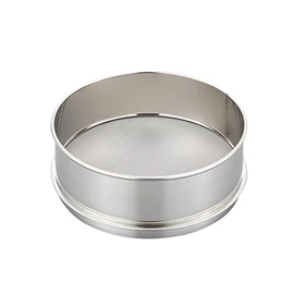 Sanpo Stainless Steel Sifter, 7.9 x 2.4 inches (200 x 60 mm), 0.7 inches (19 mm) / 5-3293-12