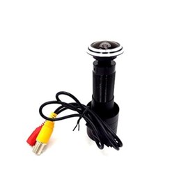 CNDST HD 1080P 2MP Starlight 0.0001Lux AHD CCTV Surveillance Peephole Viewer Camera Fisheye Door Camera, For 1080P 4-in-1 TVI/AHD/CVI/CVBS/960H DVR, 1.78mm Lens 155°Wide Angle Lens