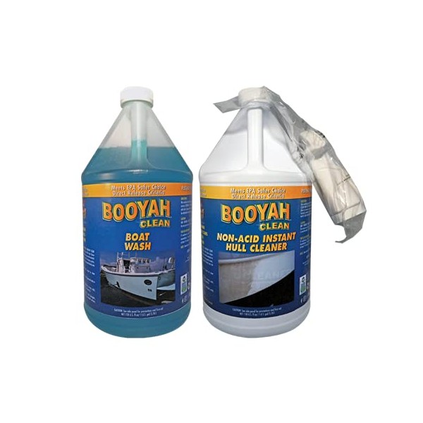 BooYah Clean Boat Cleaning Gallon Duo