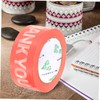 Ciieeo 1roll Thank You Packaging Tape Decorative Duct Tape for