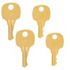 Zookpr 4Pcs Cedar Chest Key Replacement Fits All Lane S