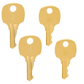 Zookpr 4Pcs Cedar Chest Key Replacement Fits All Lane S Series Locks, Replacement Lane Cedar Chest Key Safety Style Locks S83,S84,S85,S86,S87,S88,S89,S90,S99