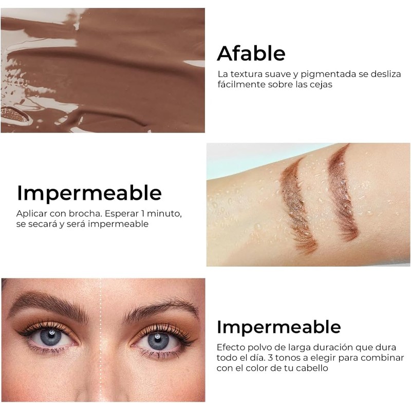Sace Lady Gel Para Cejas Tinte Larga Duración 24h Waterproof