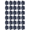 30pcs Metal Cord Lock End Toggle Double Hole Spring Stopper