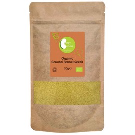 Organic Ground Fennel Seeds - Certified Organic - by Busy Beans Organic (30g)