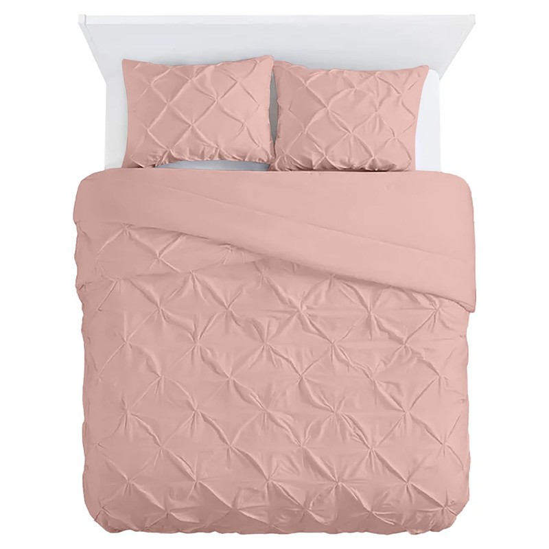 MH Traders Double Size Duvet Cover Sets with Pintuck Design