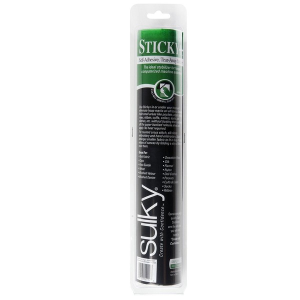 Sulky Sticky Self-Adhesive Tear-Away Stabilizer Roll (2 Pack)