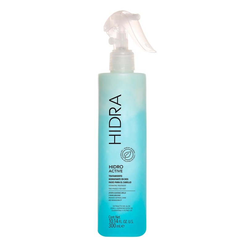 HIDRACOLOR Hidro Active, Tratamiento Hidratante Cabello, 2 Fases 300ml