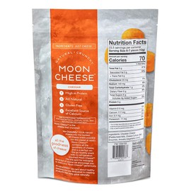 Moon Cheese - 100% Natural Cheese Snack - Cheddar - 2 oz
