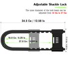 4 Digit Combination Padlock,Heavy Duty Anti Theft U-Shape Security Code