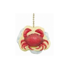 Red Crab Ceiling Fan Chain Pull