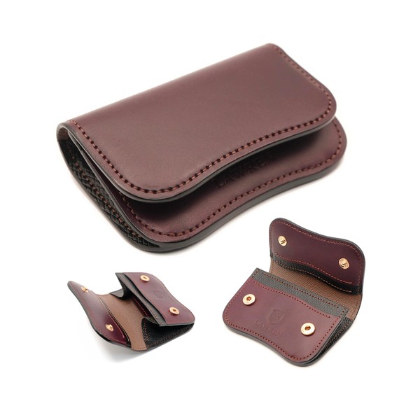 LAWREN Coin Purse, Coin Case, Card Case, Wallet, Genuine Italian