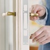Baluue Security Strike Plate, 10" X 1.2" Door Security Plate