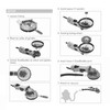 Dust Shroud Kit Transparent ABS Dry Grinding Dust Cover for