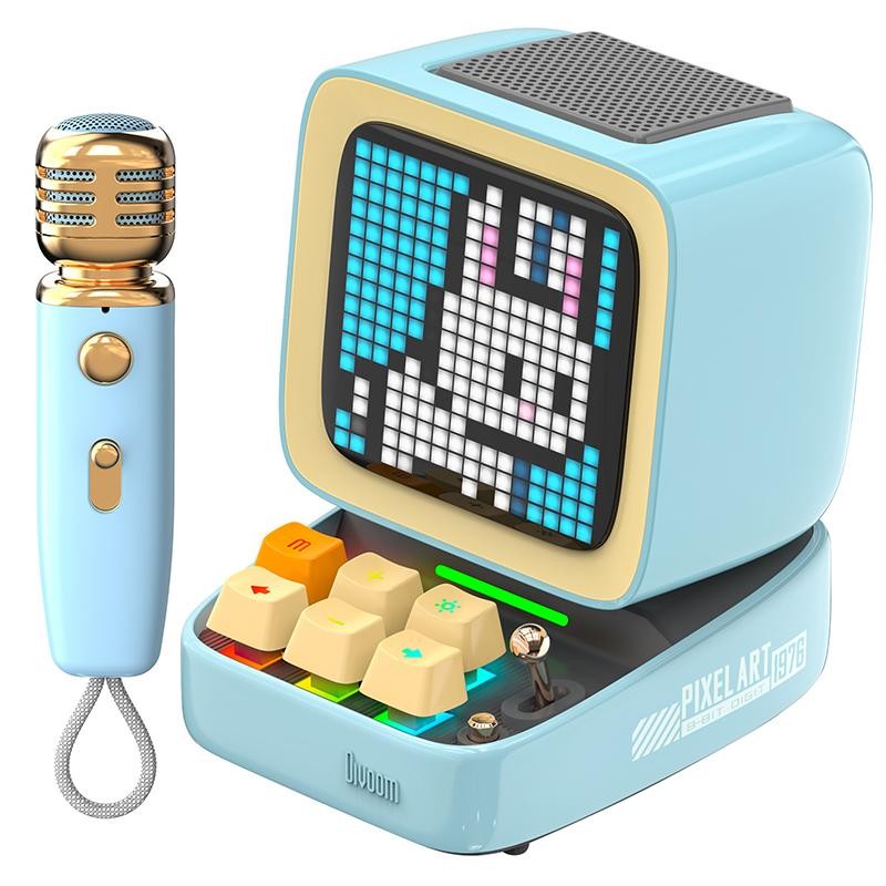 Divoom Ditoo-Mic Mini Karaoke Machine Pixel Art Bluetooth Speaker -