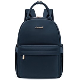 LOVEVOOK Small Backpack Women's Small City Backpack Handbag 2 in 1 Waterproof Daypack with USB Mini Backpack Women Elegant Casual Daypack for Travel Leisure Shopping Work, blue, Casual