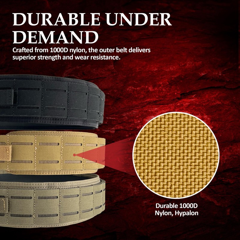 Invictus Templar Armiger Modular Tactical Belt – 3 Part 1000D