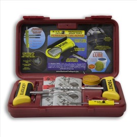 Blackjack Tire Supplies KT-330R BlackJack T-Bone Professional Tire Plug Repair Kit Red Case
