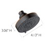 Design House 595116 Middleton II Transitional 3-Function Shower Head for