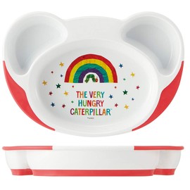 Skater WP7 Children's Plate, Easy Scoop, Children's Tableware, Baby Lunch Plate, Harapeko Aomushi, 9.0 x 6.2 x 1.4 inches (22.7 x 15.7 x 3.6 cm)