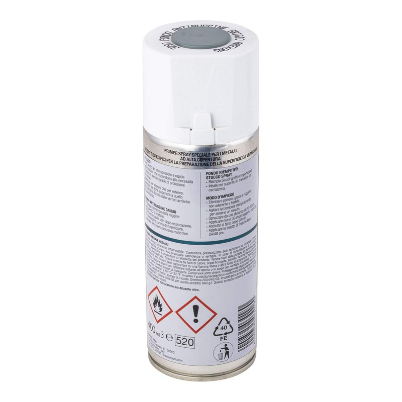 AREXONS 3290 SPECIALE METALLI FONDO ANTIRUGGINE GRIGIO ML 400, 400
