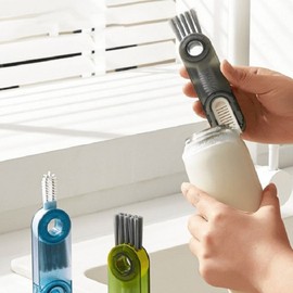 BB-02 Tumbler Brush for Crevice, Cup, Water Bottle, and Baby Bottle Cleaning 00GN-Green 2ea