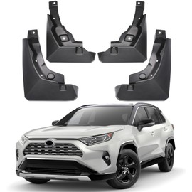 Birbenben Mud Flaps Fit for Toyota RAV4 RAV 4 Hybrid 2019-2025, OEM Style No Drilling Mud Guards Mudguard Mudflap Rear Tire Splash Compatible with 2021 2022 2023 2024 Toyota RAV4 Hybrid Accessories