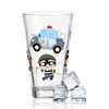 GRAVURZEILE Leonardo Water Glass with UV Print - Police 360°