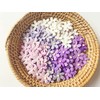 TH Set of 50 Tiny Flower Mixed Tone Purple White
