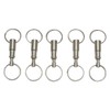 5 Pcs Heavy Duty Dual Key Ring Pull Apart Snap
