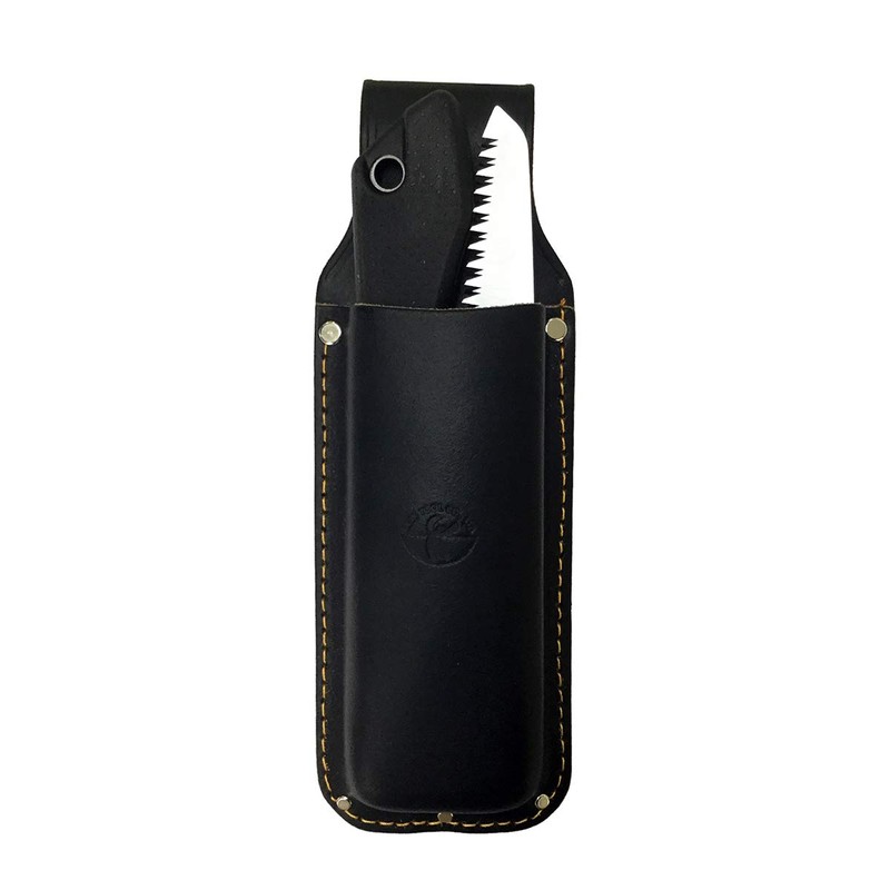 B-STAFF TC-413 Black Leather Folding Saw Case