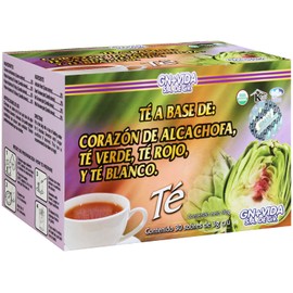 1 Box/Caja Alcachofivida Artichoke TEA- Box with 30 tea bags / Caja con 30 sobres de te