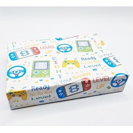 2 Sheets 2 Tags 8th Birthday Gamer Wrapping Paper Computer Games Age 8 Cute Fun Attractive Boy Girl Birthday Level Up Gaming Multi Coloured Unisex Giftwrap Eight Year Old Male Or Female