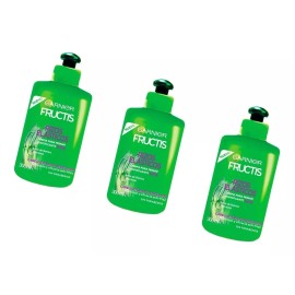 Garnier Crema Para Peinar Garnier Fructis Rizos Elásticos 300ml 3pzs