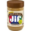 Jif Natural Crunchy Peanut Butter Spread, 16 Ounces (Pack of