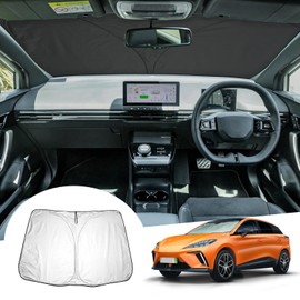 GAFAT MG 4 EV MG4 Electric 2022 2023 2024 Sun Protection Front Windscreen Inside, Windscreen Parasol Sun Visor, Cooling, UV Protection, for MG4 Accessories