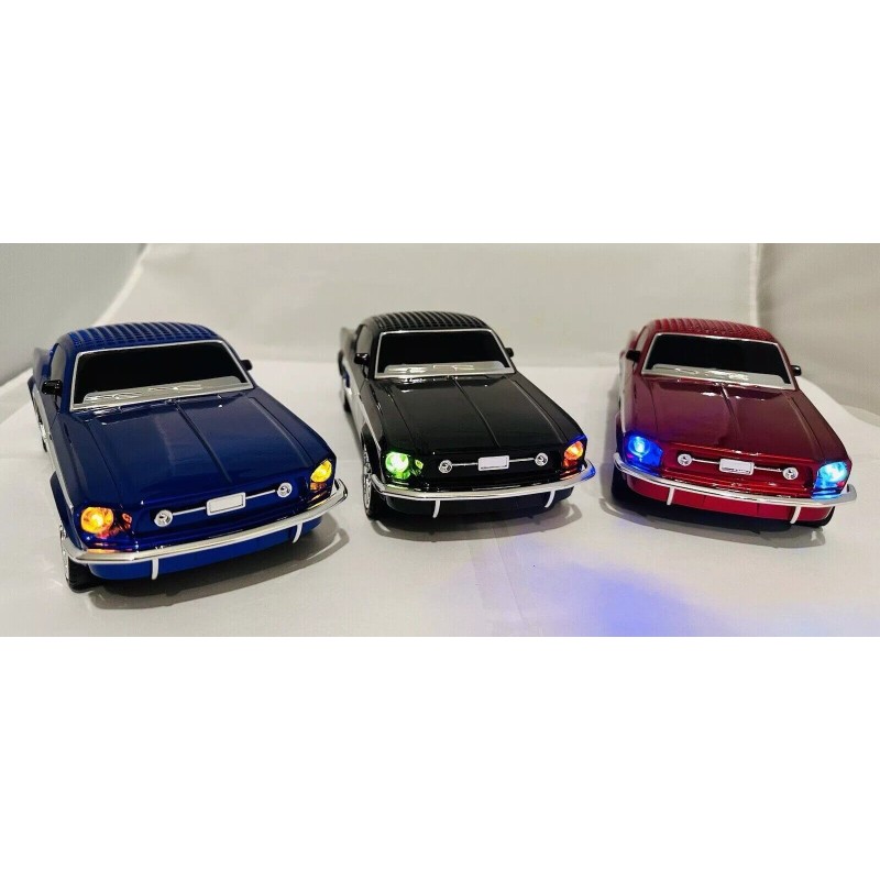 Hooked Ford Mustang 1967 Red Speaker BT Indoor/Outdoor Portable USB