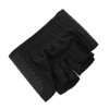 M Unisex Black Half Training with 4 Finger Gloves Non-Slip