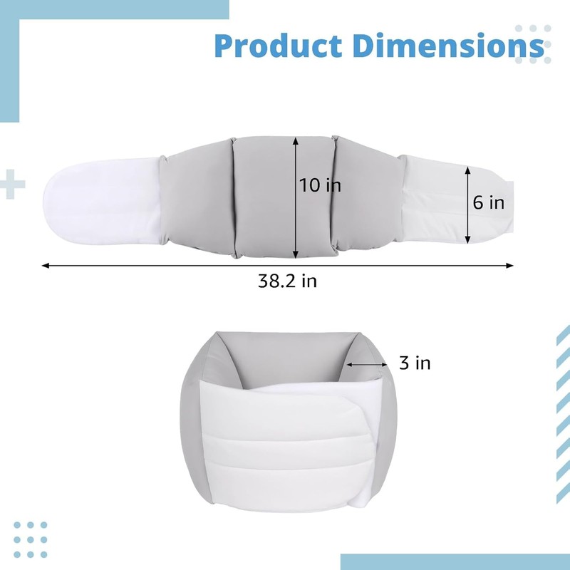Lumbar Support Pillow for Office Chair & Sleeping, Wrap Around