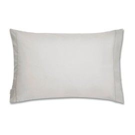 Bianca Plain Dyed Silver Pillowcase 65x65cm (2)